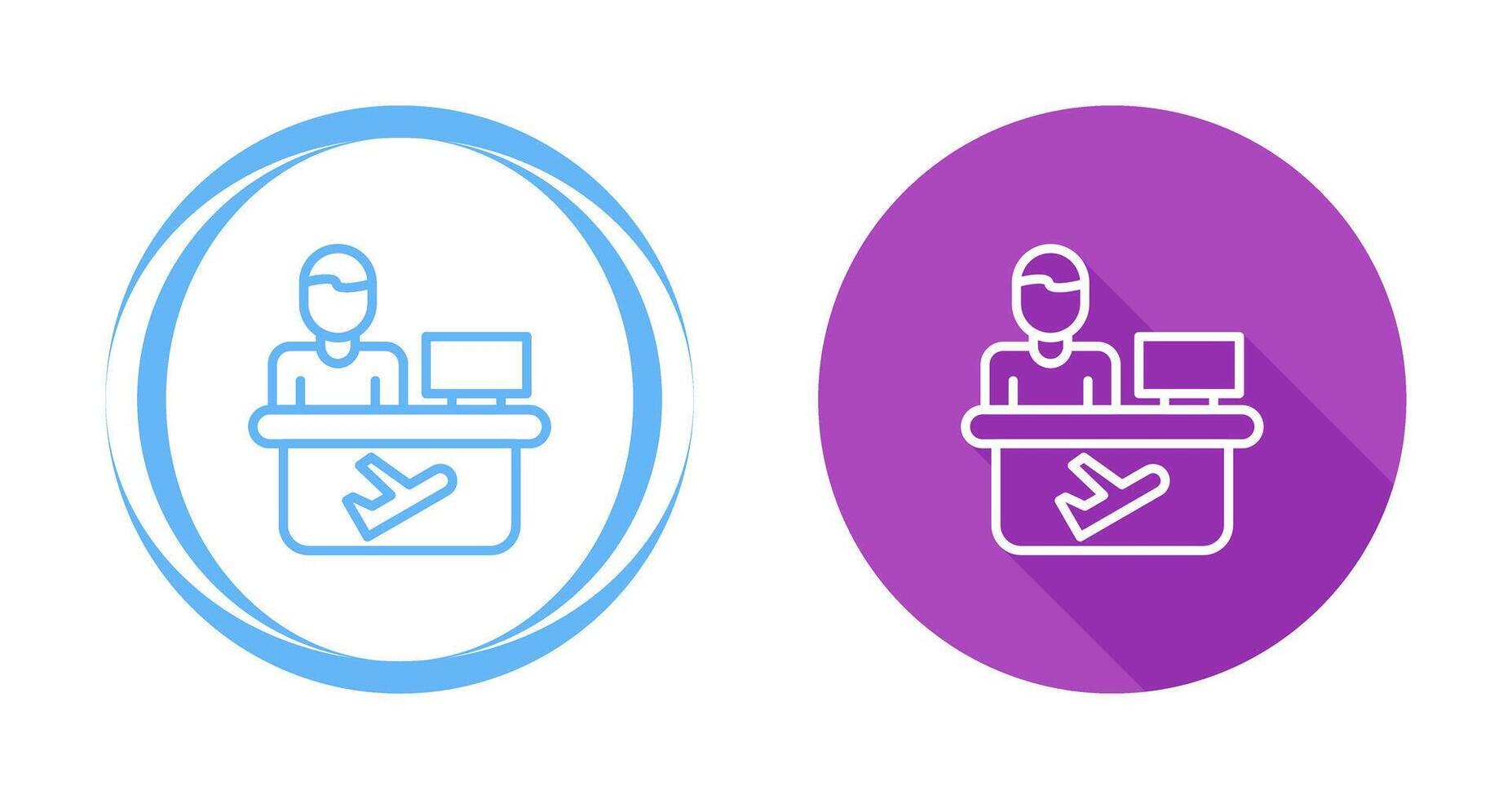 Travel Agent Vector Icon