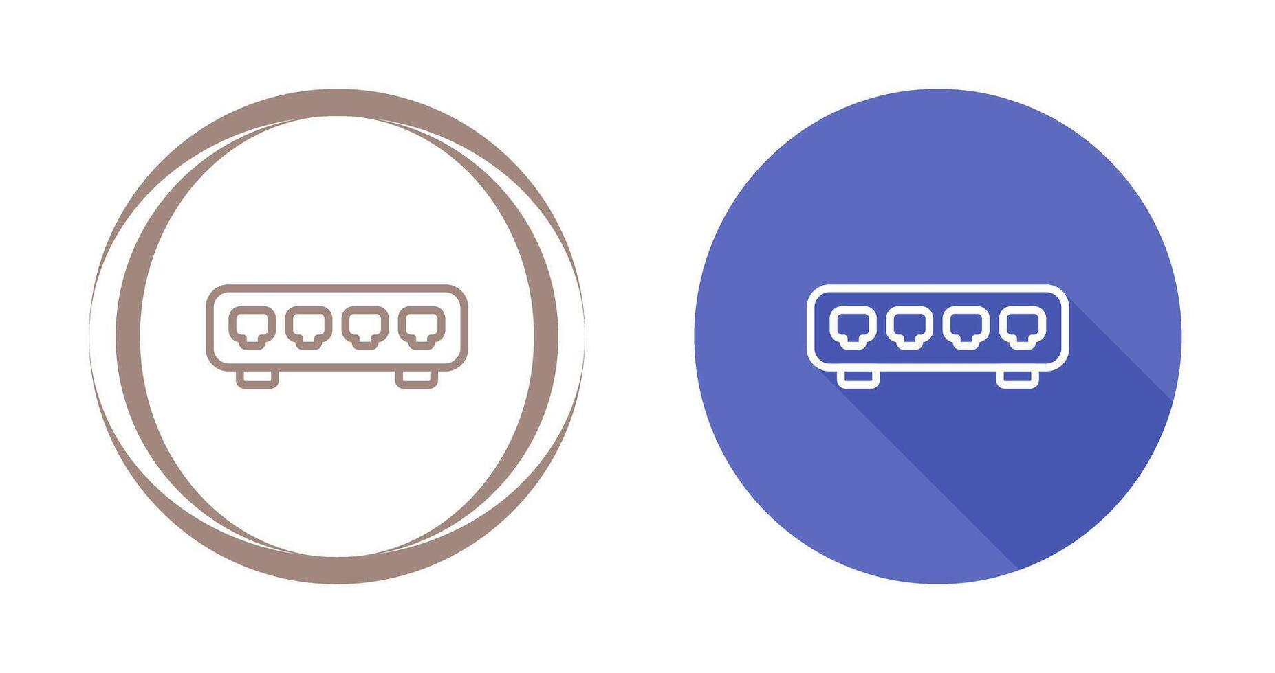 ethernet cambiar vector icono