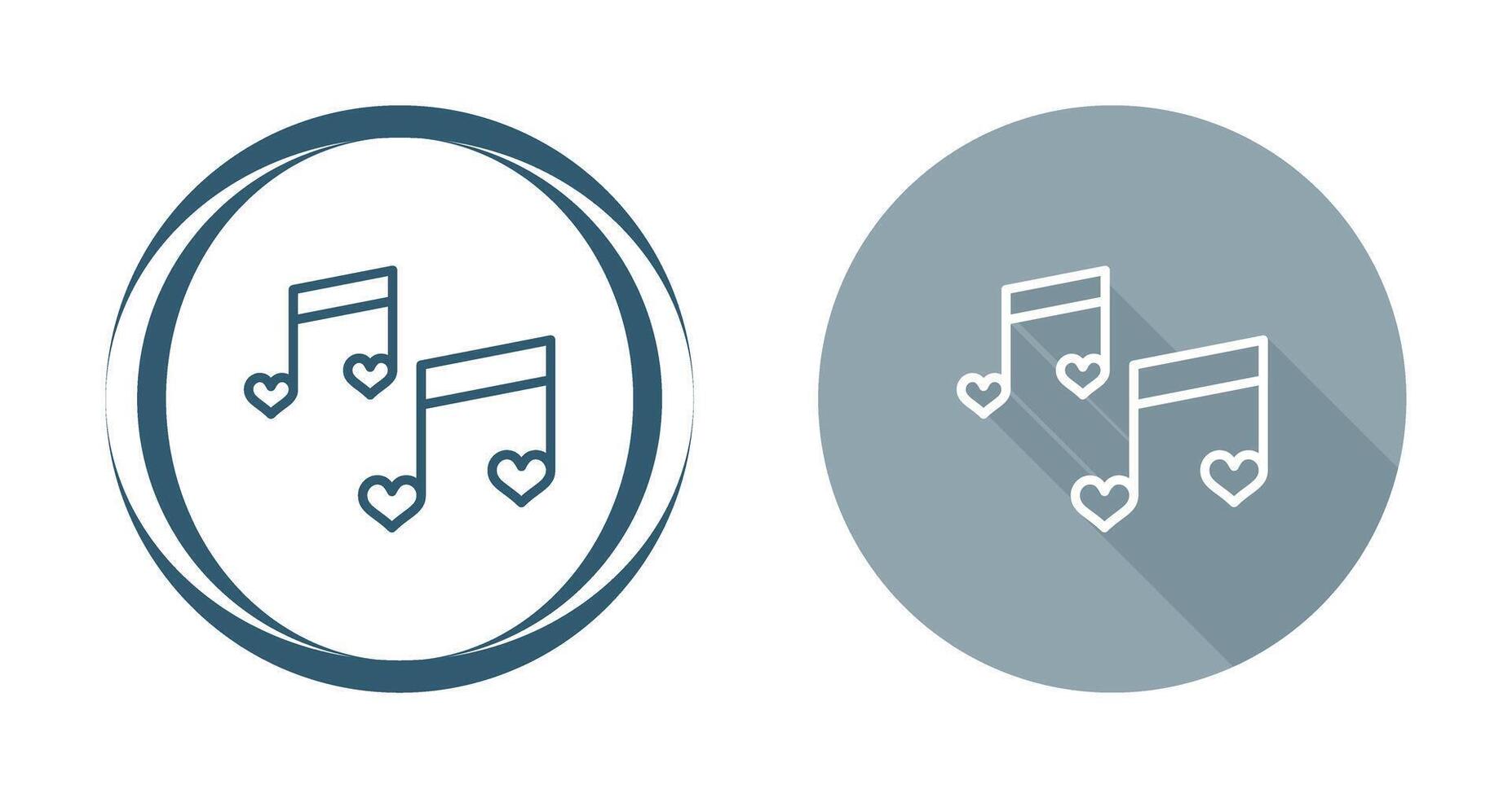 Romantic music Vector Icon