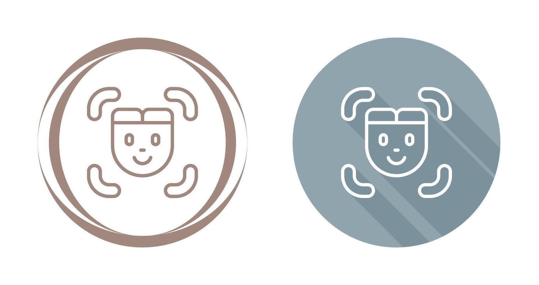 Facial Recognition Vector Icon