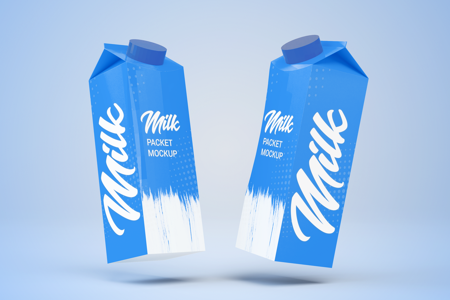 Milk Box Packaging Mockup Design psd