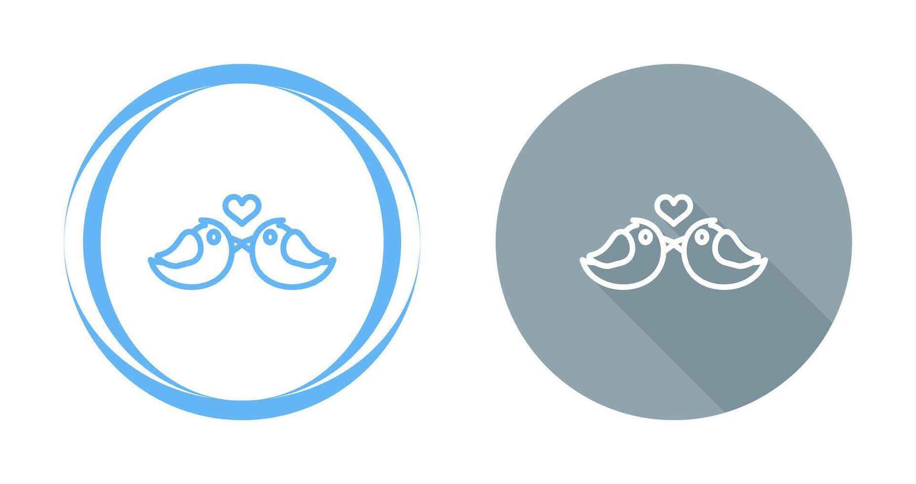 Lovebirds Vector Icon