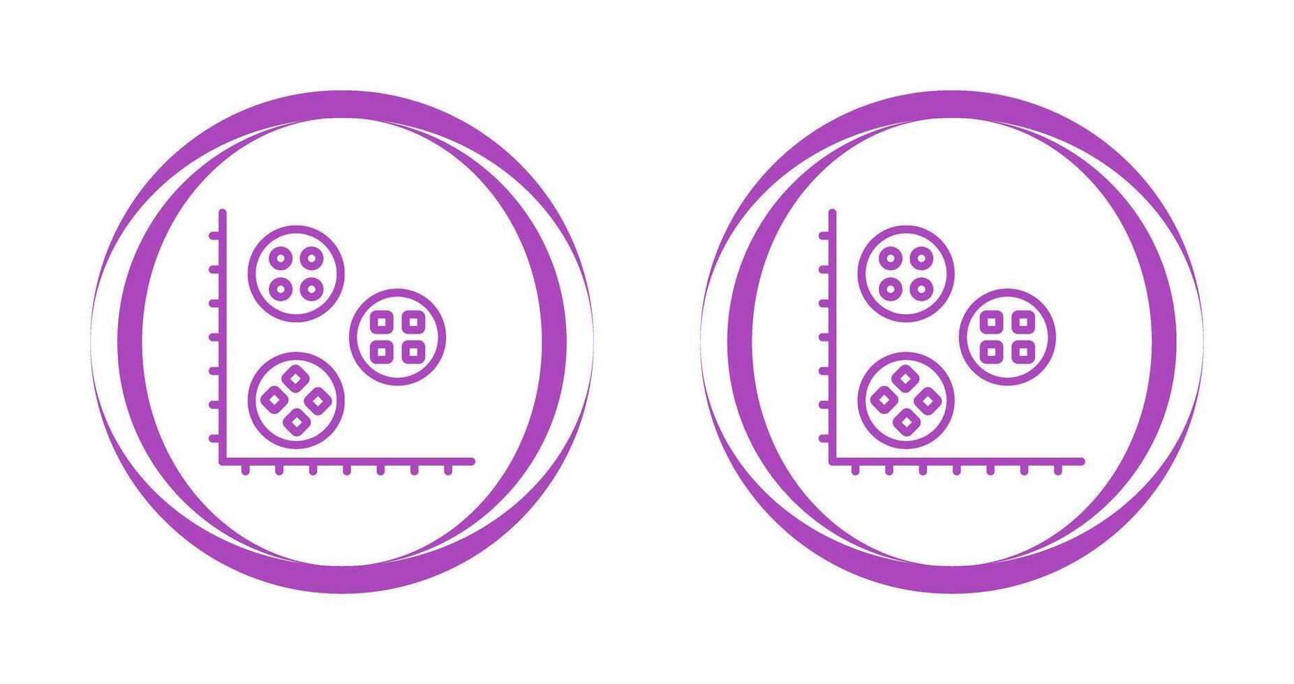 Cluster Analysis Vector Icon
