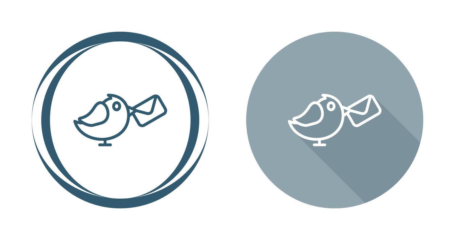 Carrier Pigeon Vector Icon