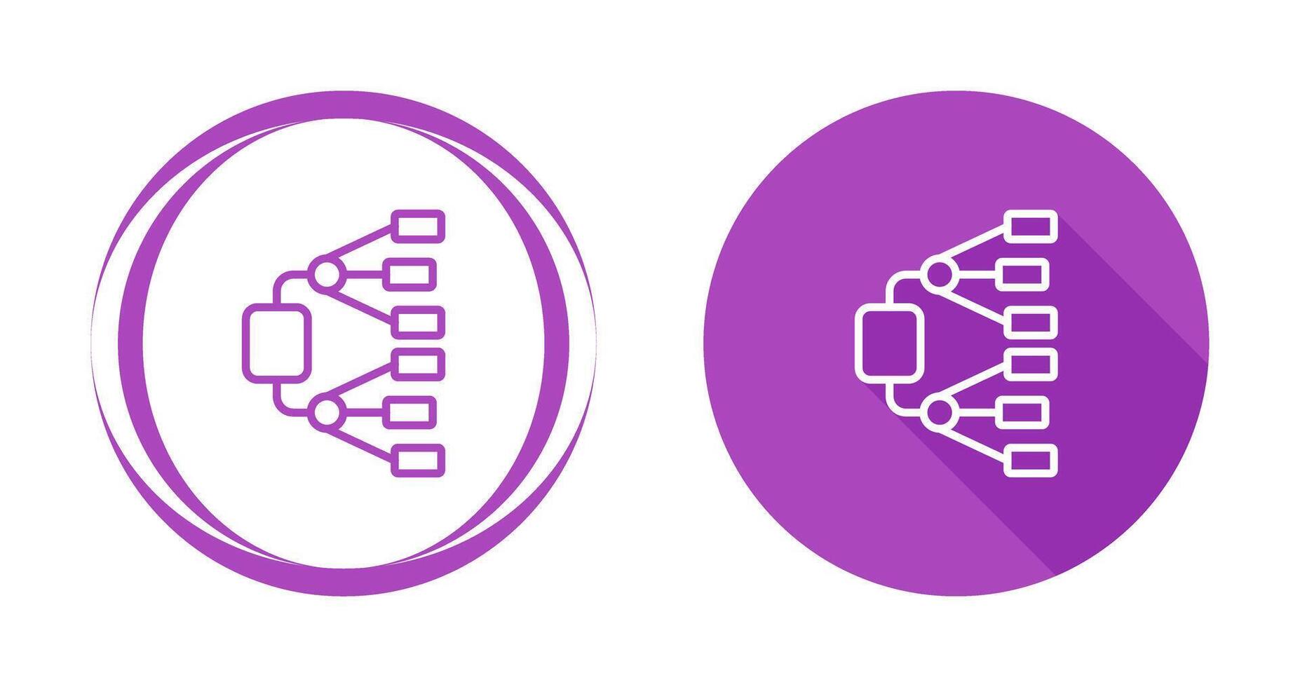 Network Diagram Vector Icon
