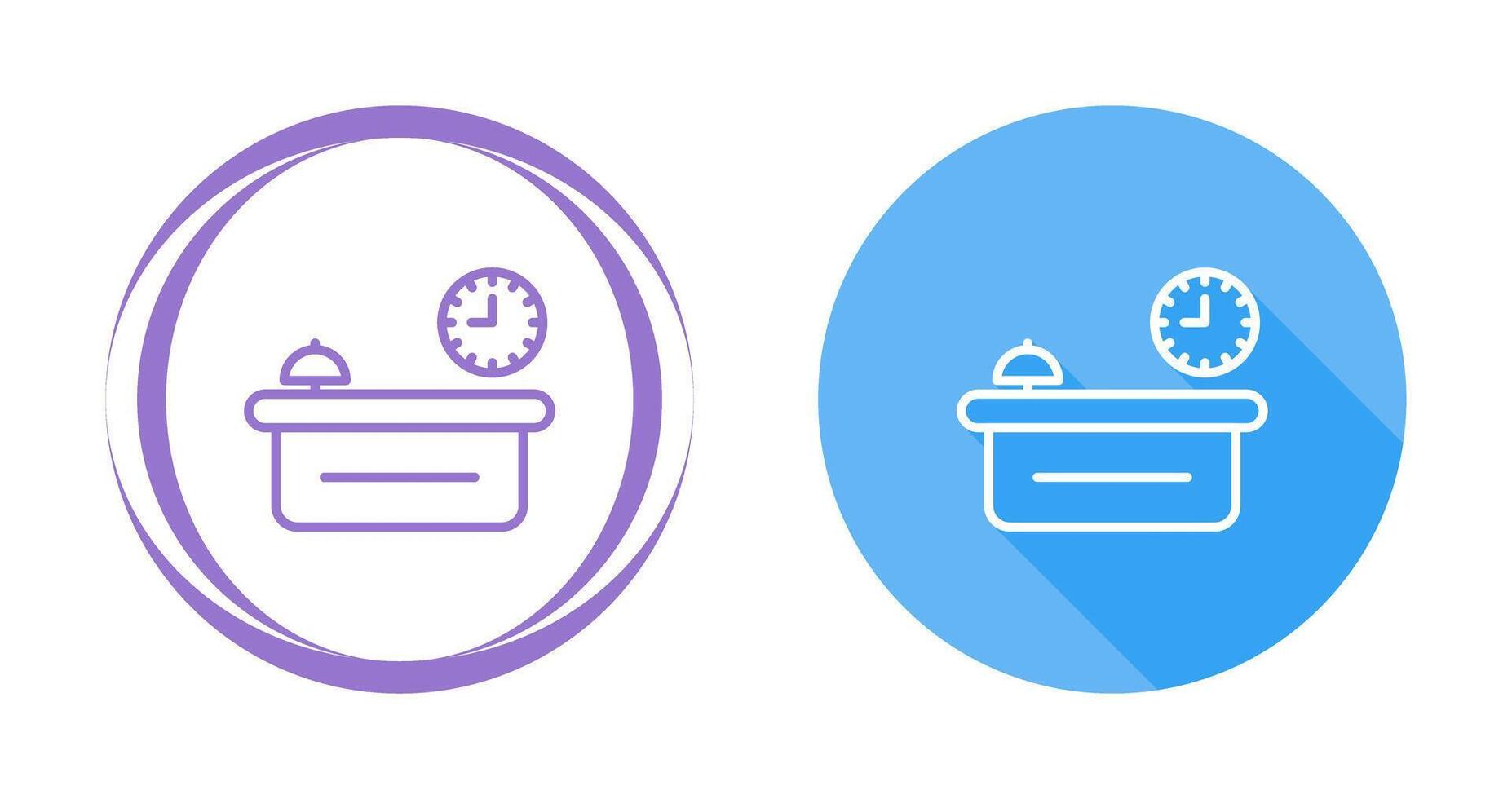 Customer Service Counter Vector Icon