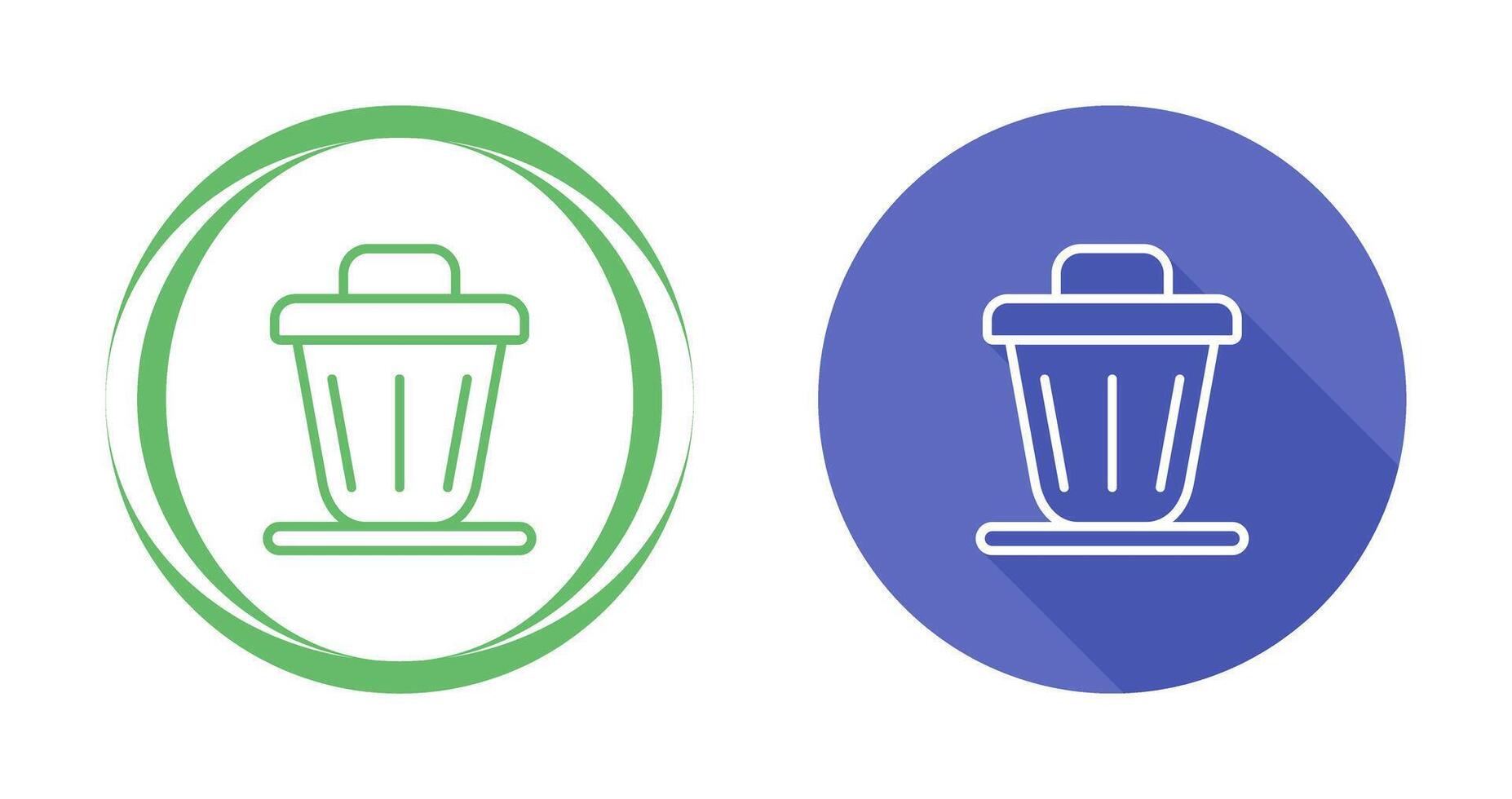 Trash bin Vector Icon