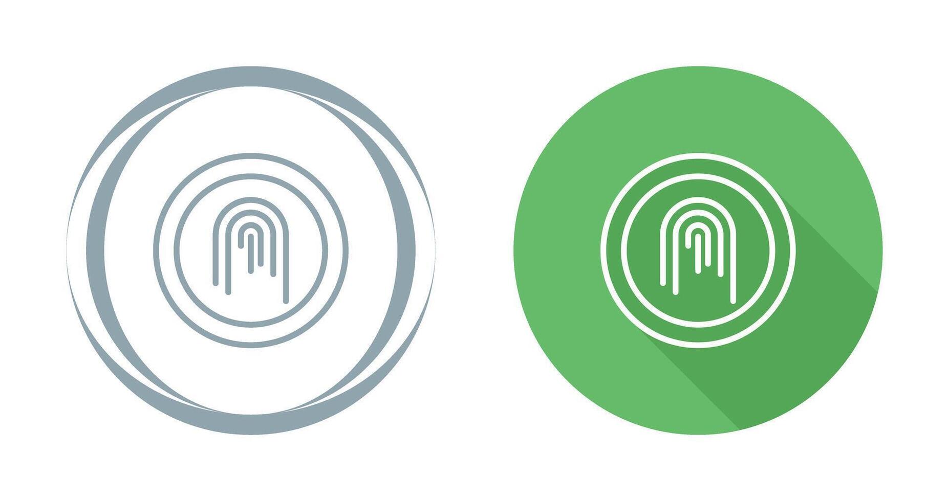 Fingerprint Vector Icon