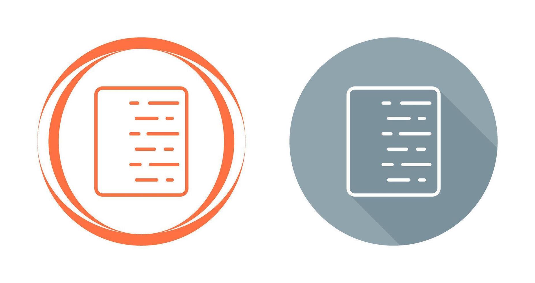 Document Align Right Vector Icon