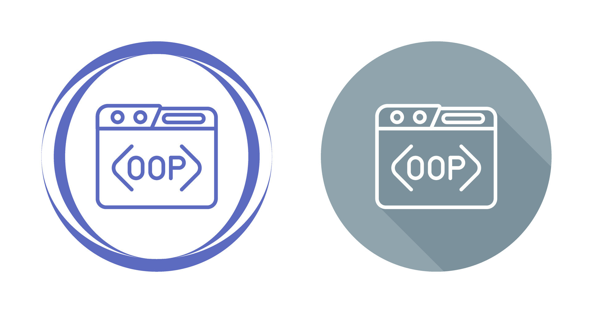 OOP Vector Icon 40047538 Vector Art at Vecteezy