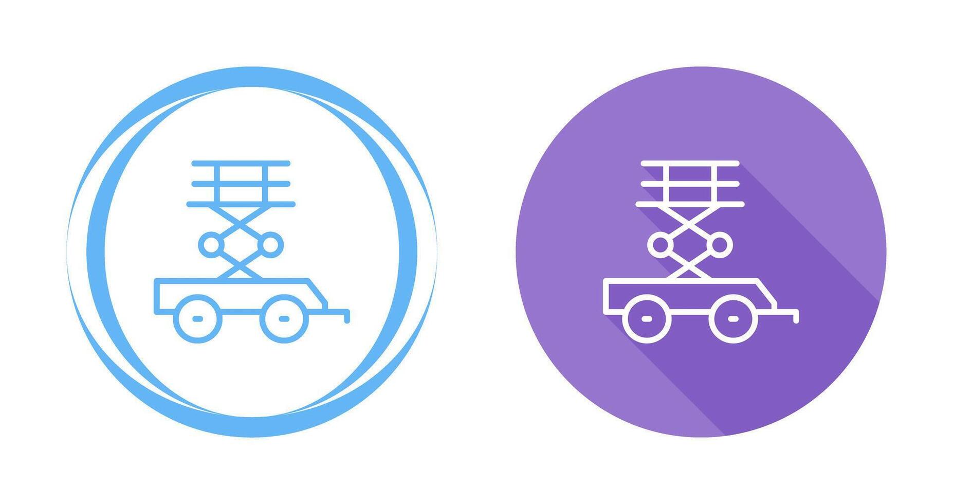Scissor Lift Vector Icon