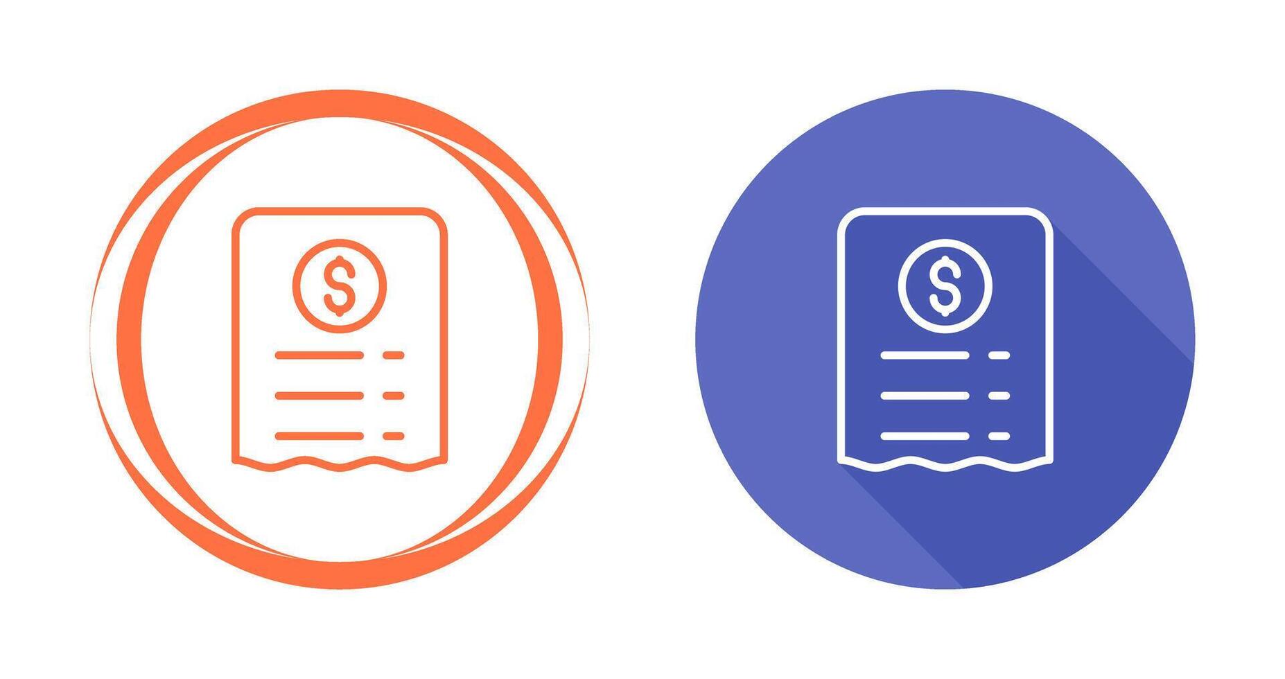 Receipt Vector Icon
