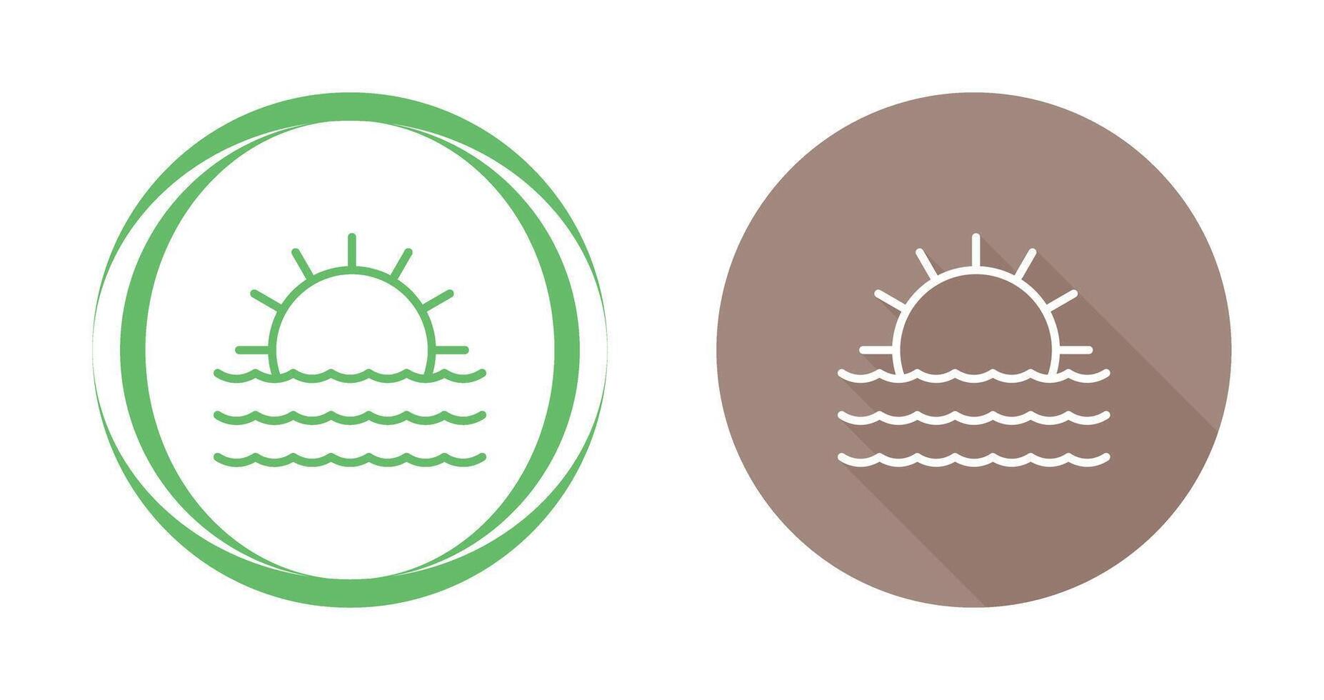 Sunset Vector Icon