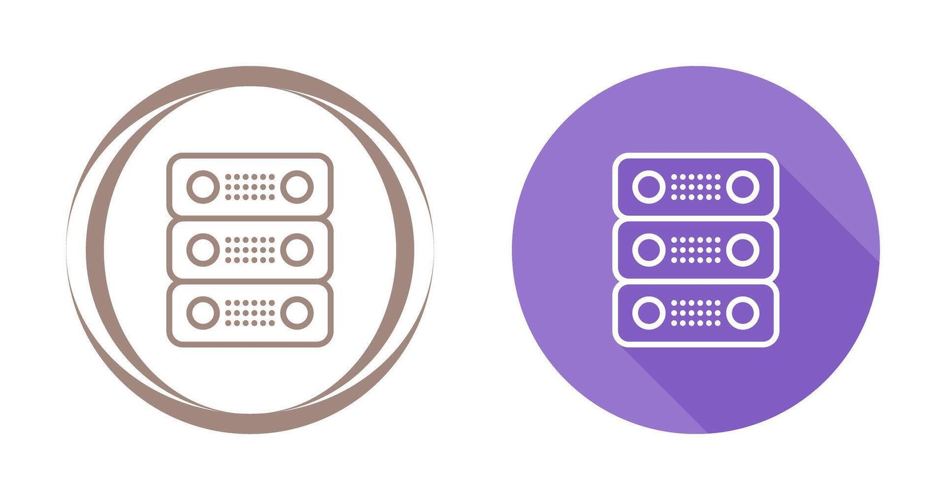 Dedicated Server Vector Icon