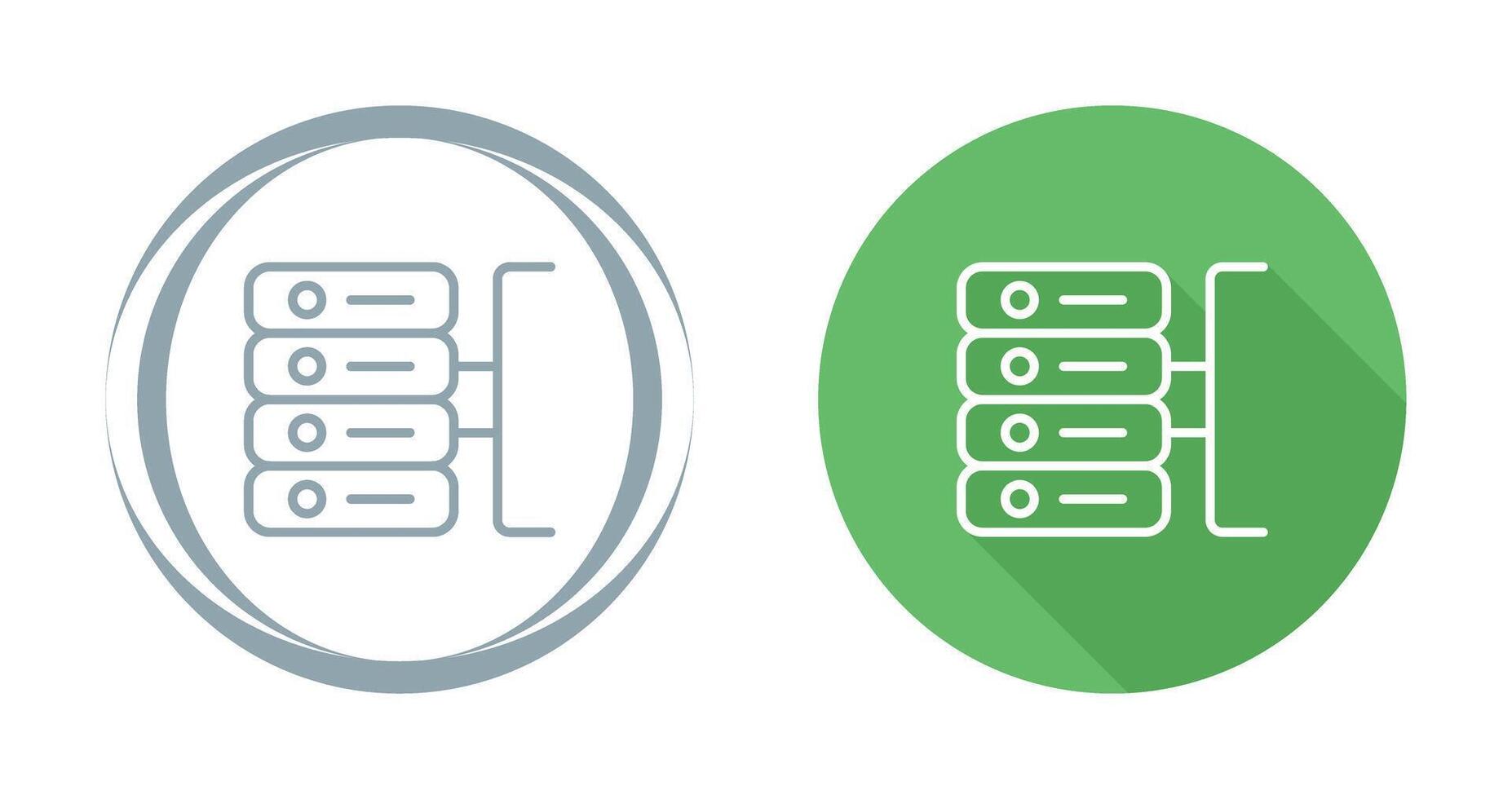 icono de vector de base de datos