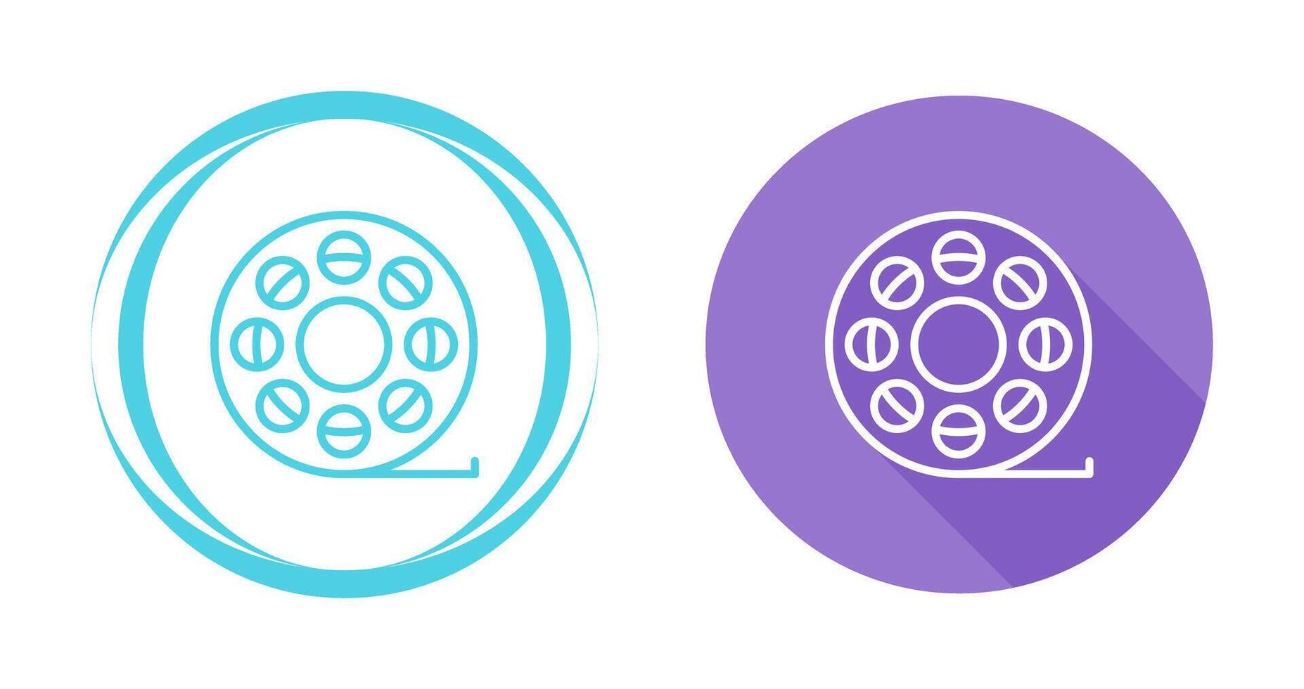 Film Reel Vector Icon