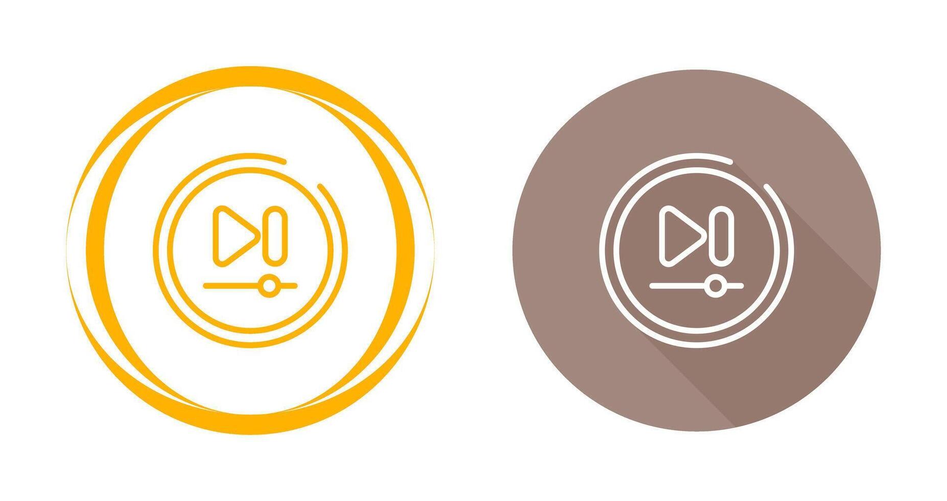 Video Next Track Button Vector Icon