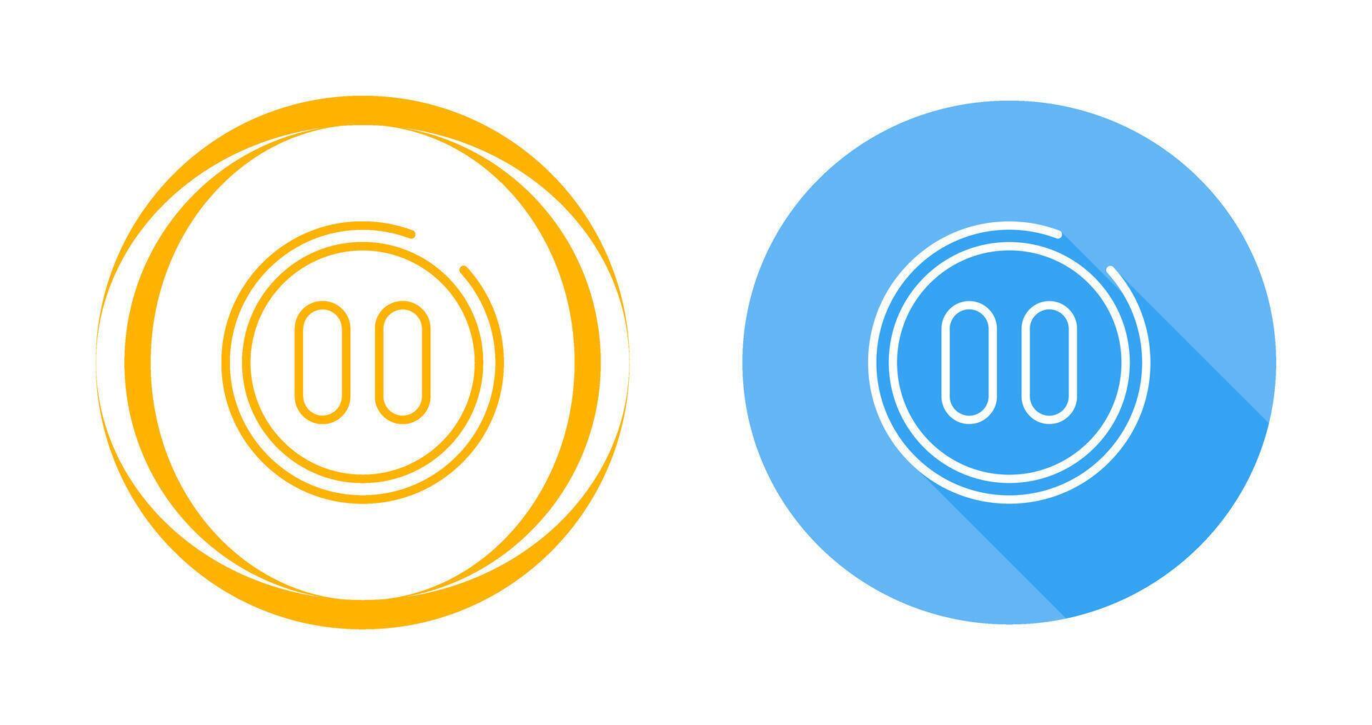Pause Button Vector Icon 40048546 Vector Art at Vecteezy