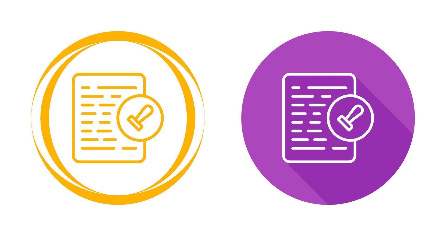 Document Permissions Vector Icon