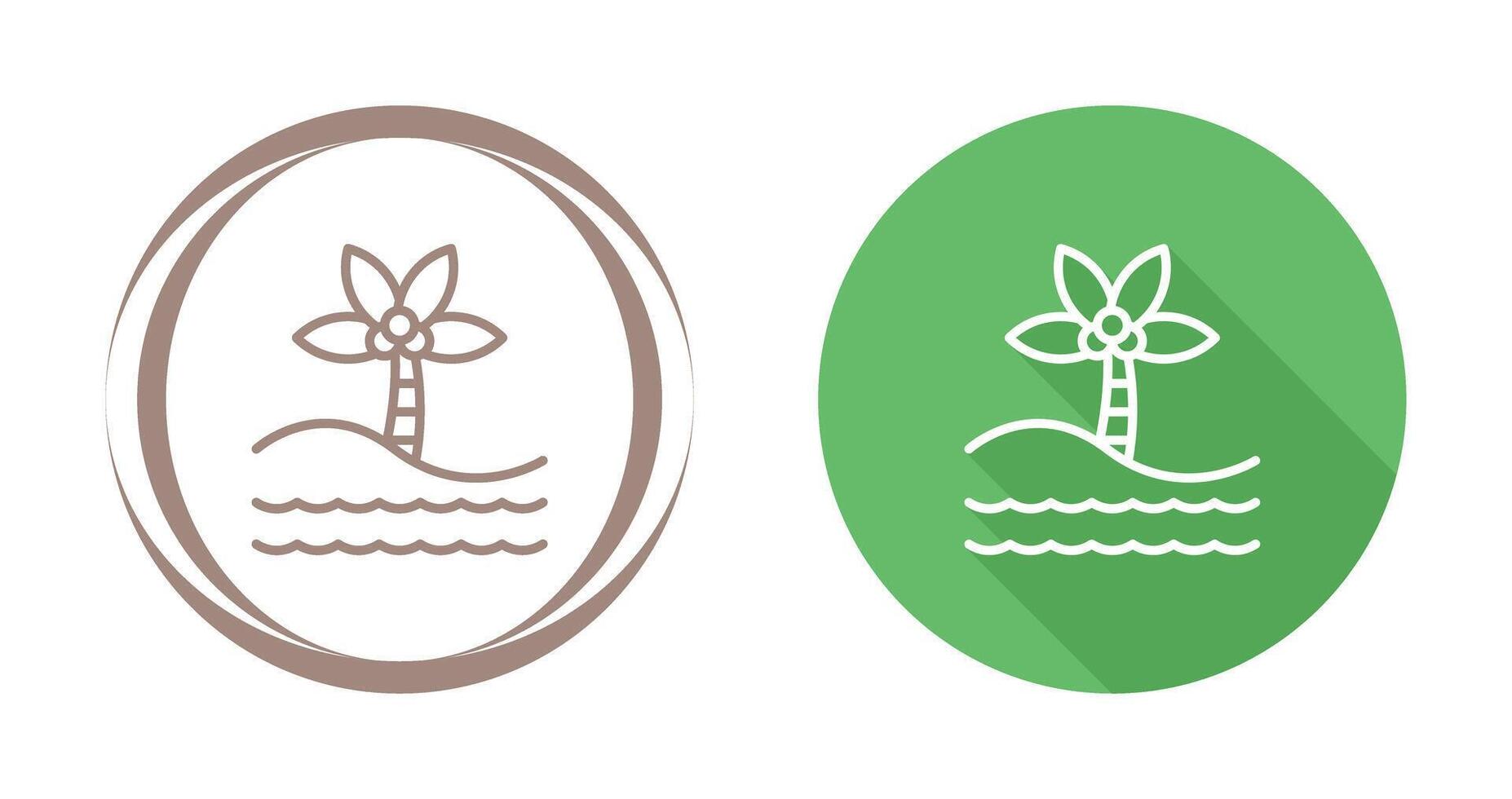 Island Vector Icon