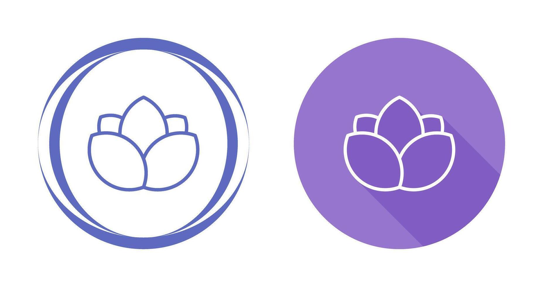 Lotus flower Vector Icon