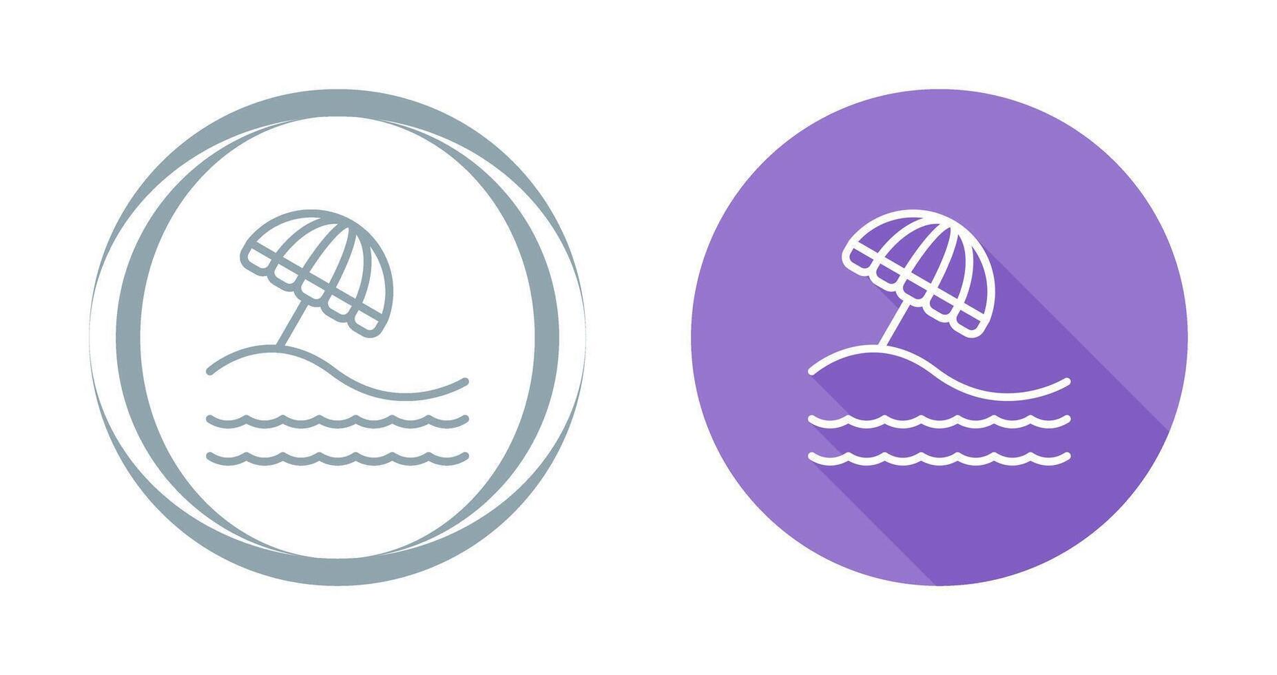 Beach Vector Icon