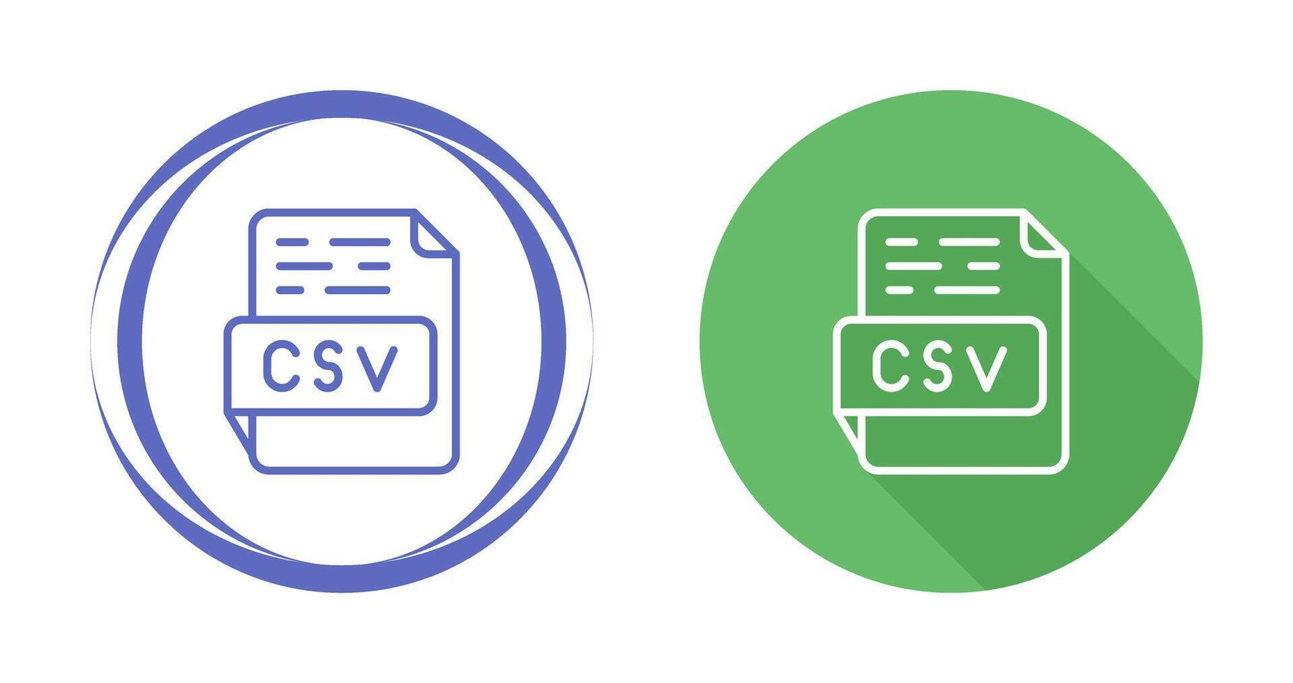CSV Vector Icon