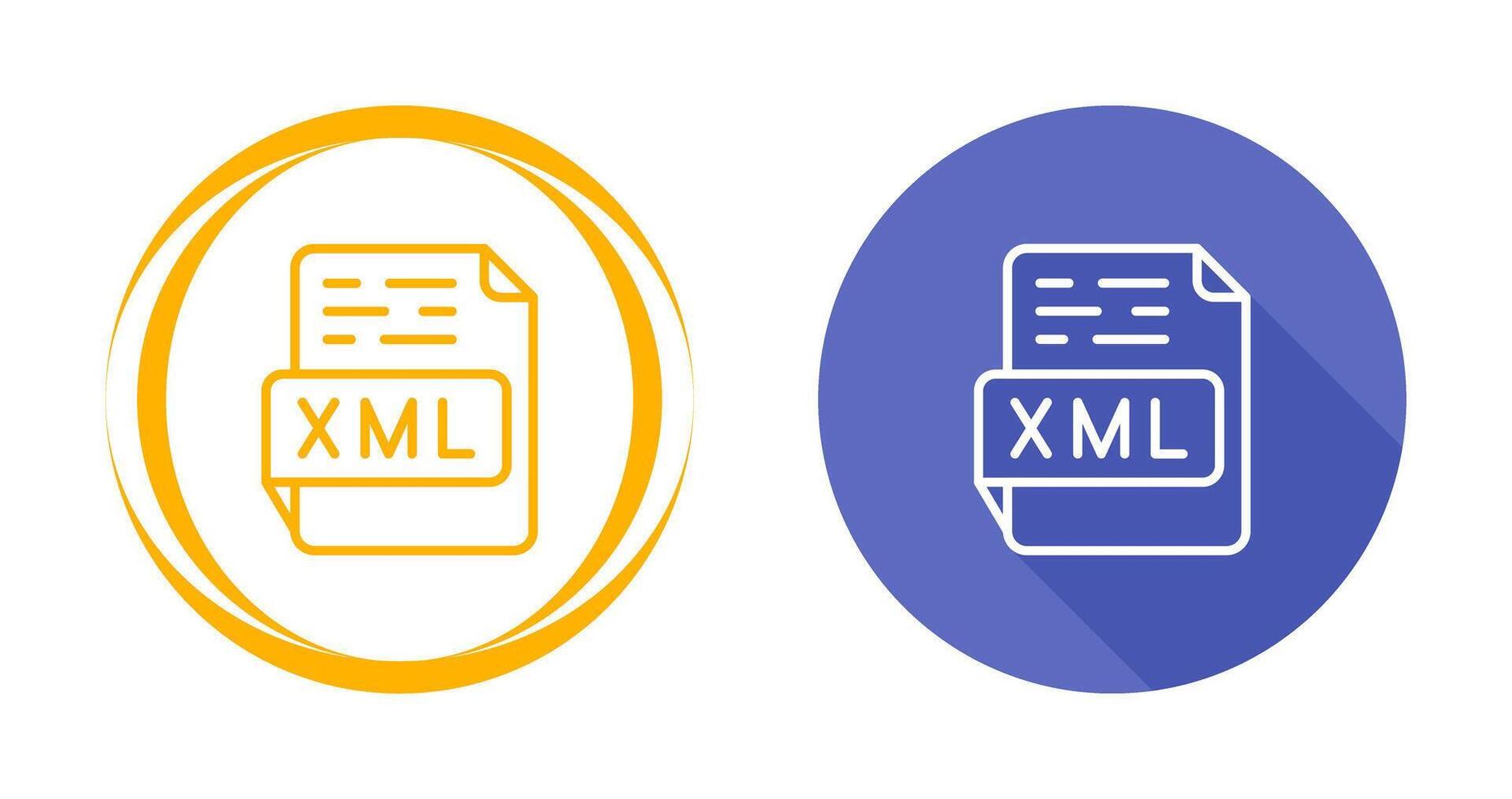 XML Vector Icon