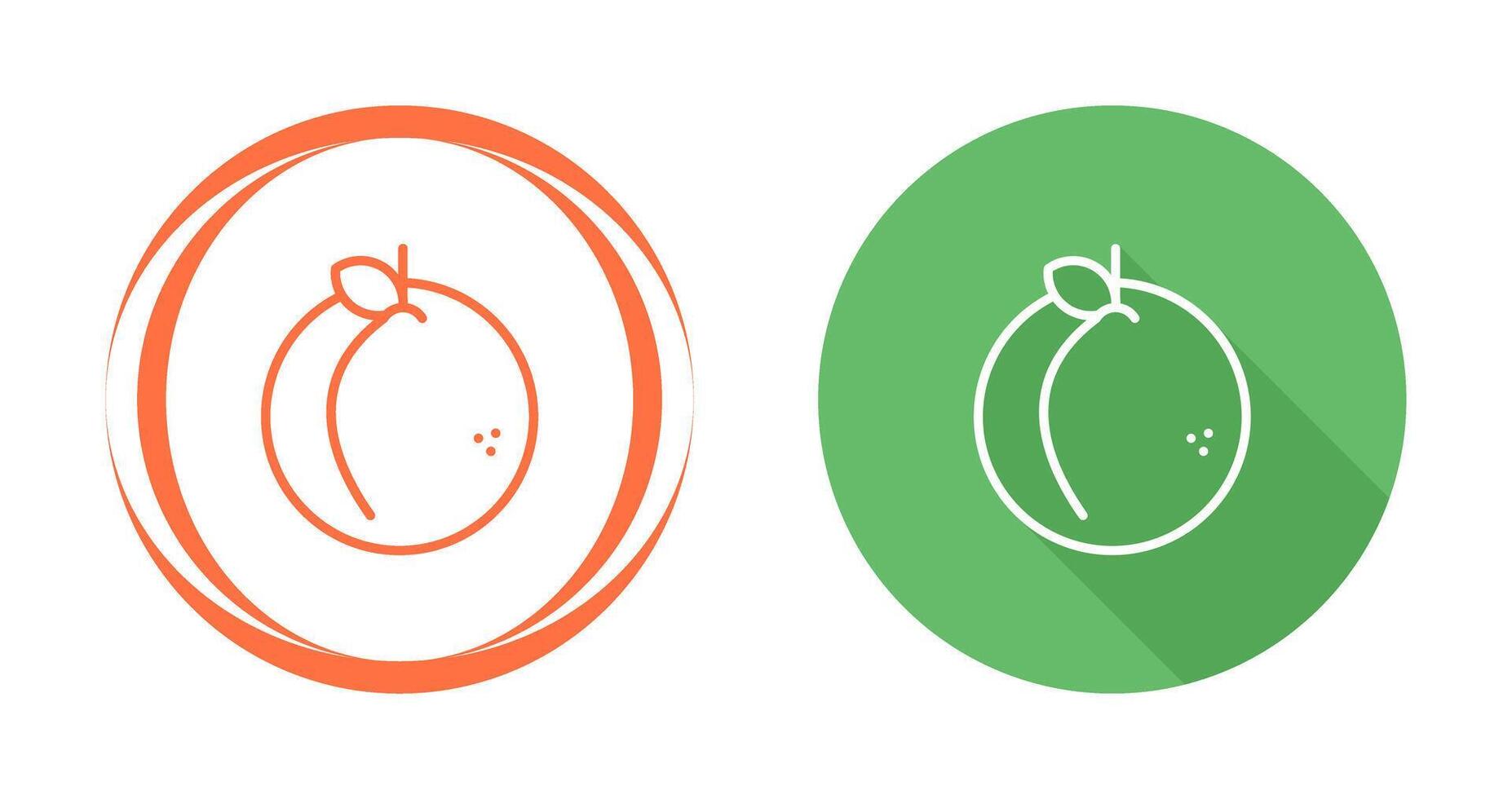 Peach Vector Icon