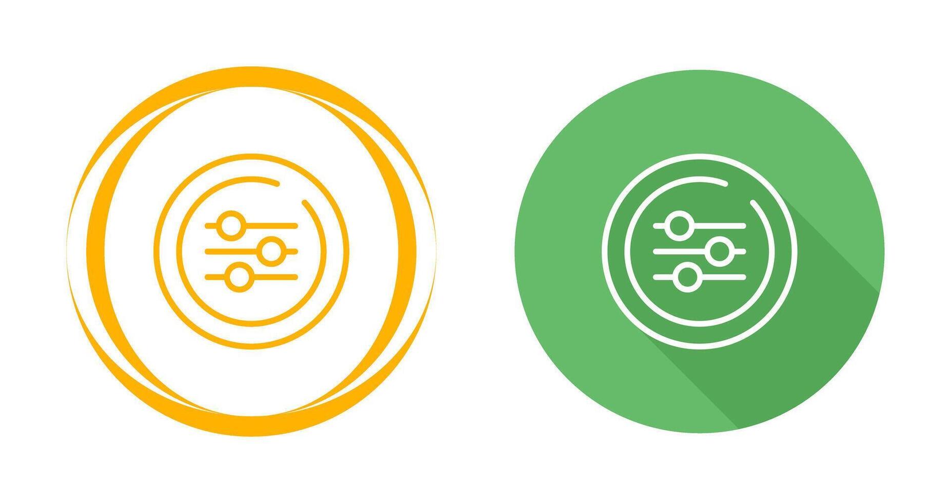 Equalizer Circle Vector Icon