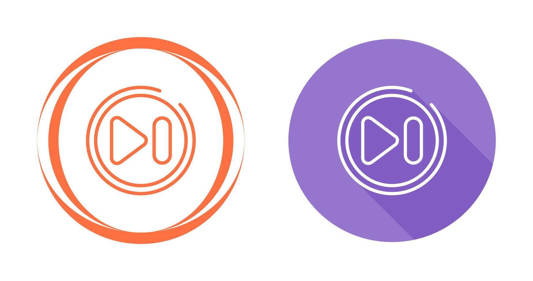 Next Track Button Vector Icon