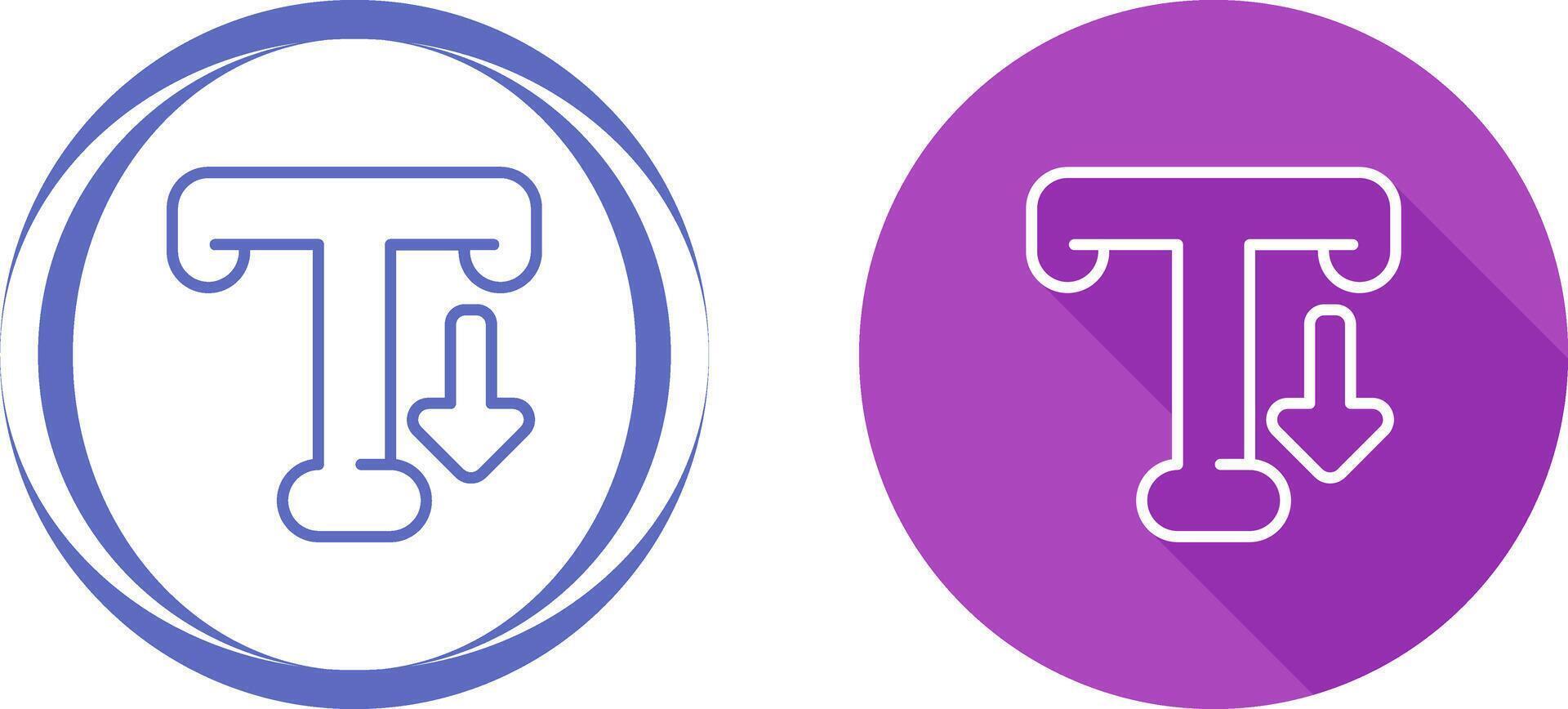 Typography Vector Icon