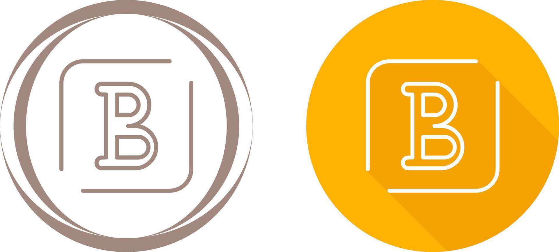 Bold Vector Icon