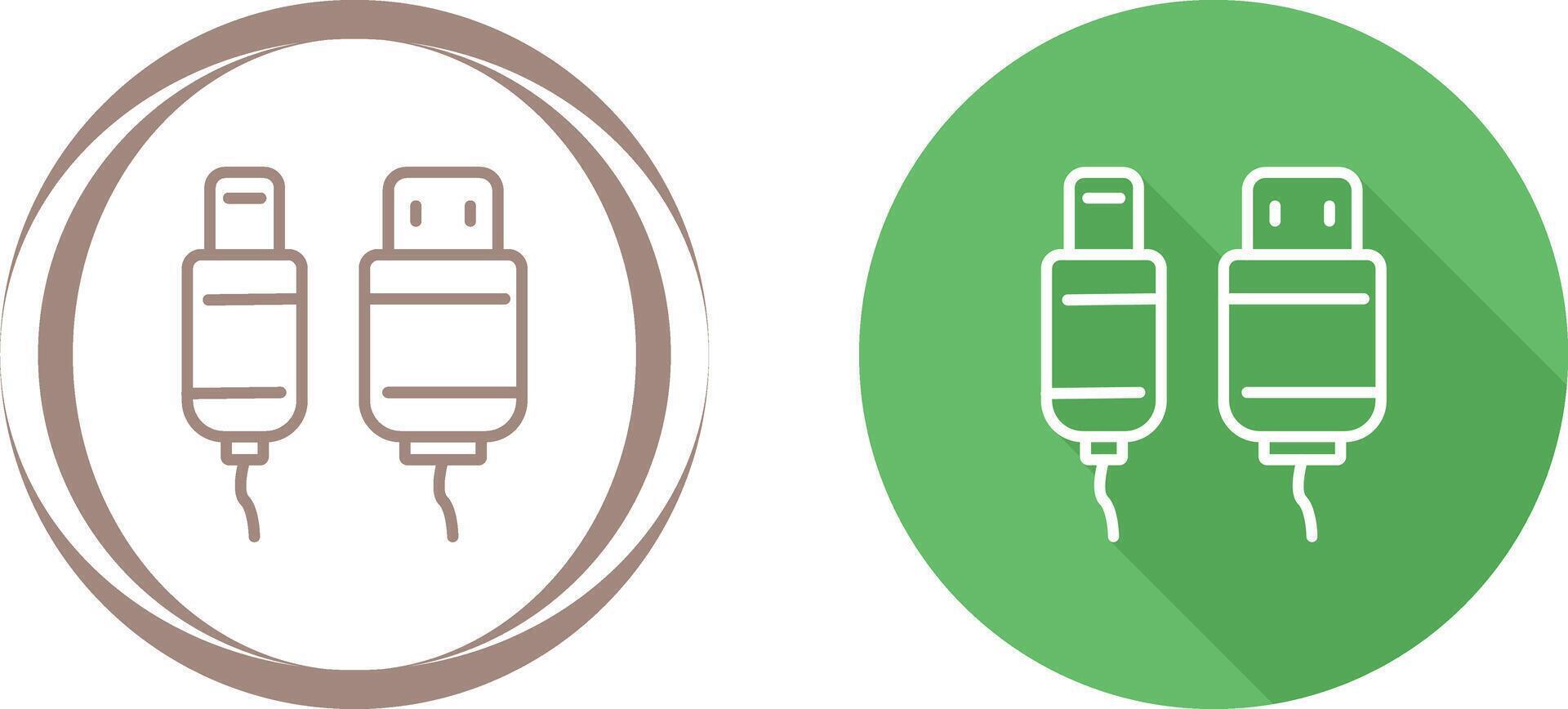 Usb Cable Vector Icon