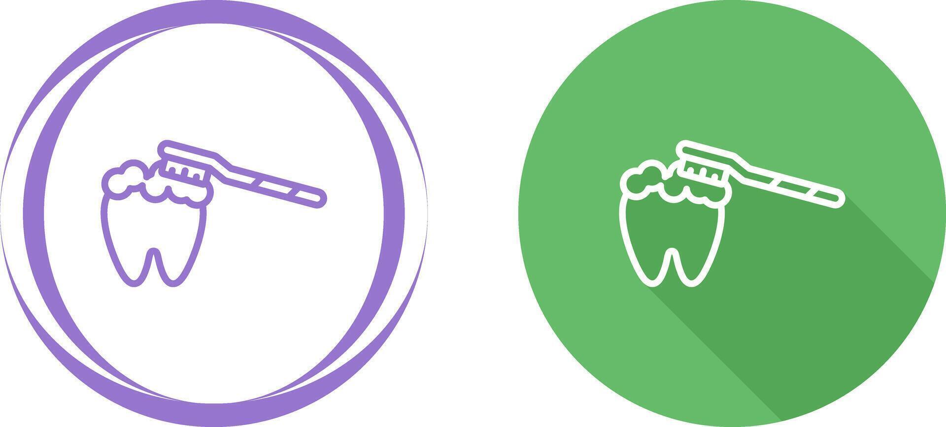 Brushing Teeth Vector Icon