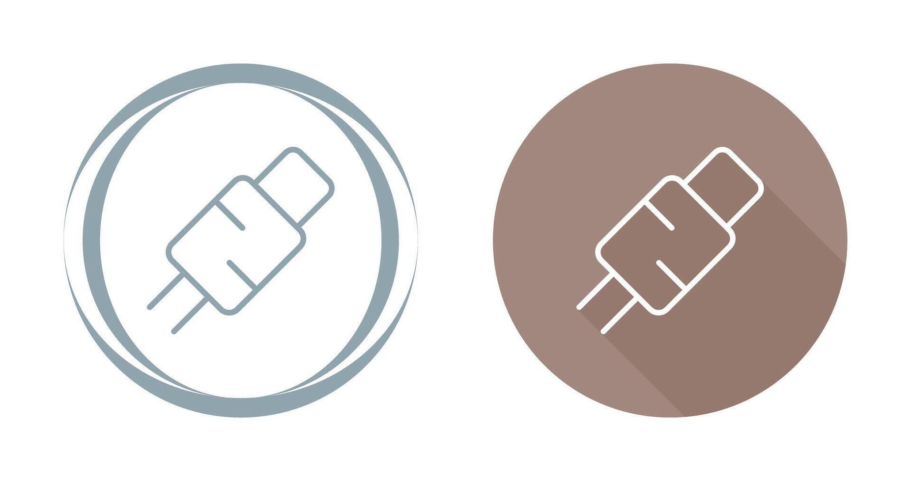 Broken Cable Vector Icon