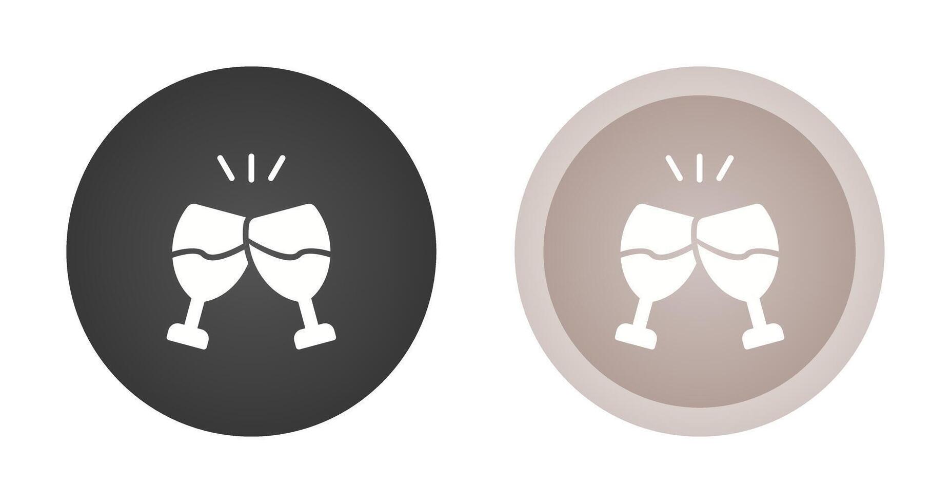 Champagne toast Vector Icon