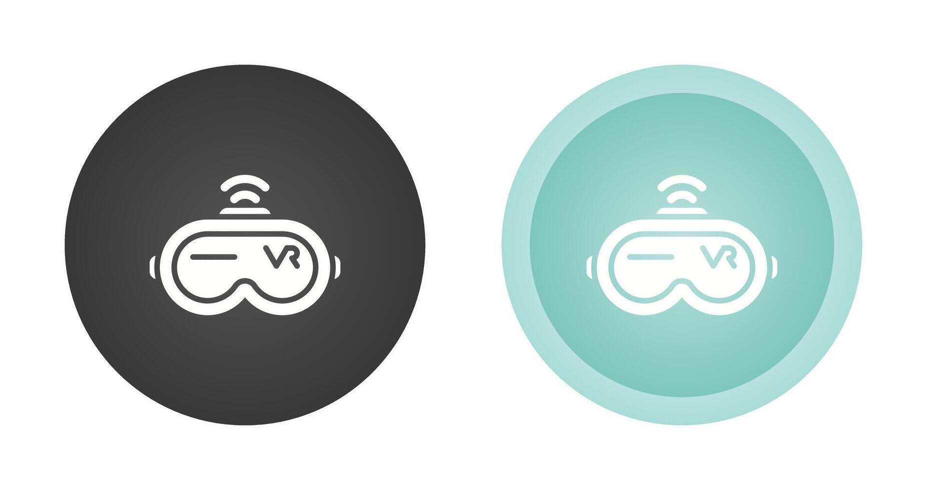 Virtual Reality Headset Vector Icon