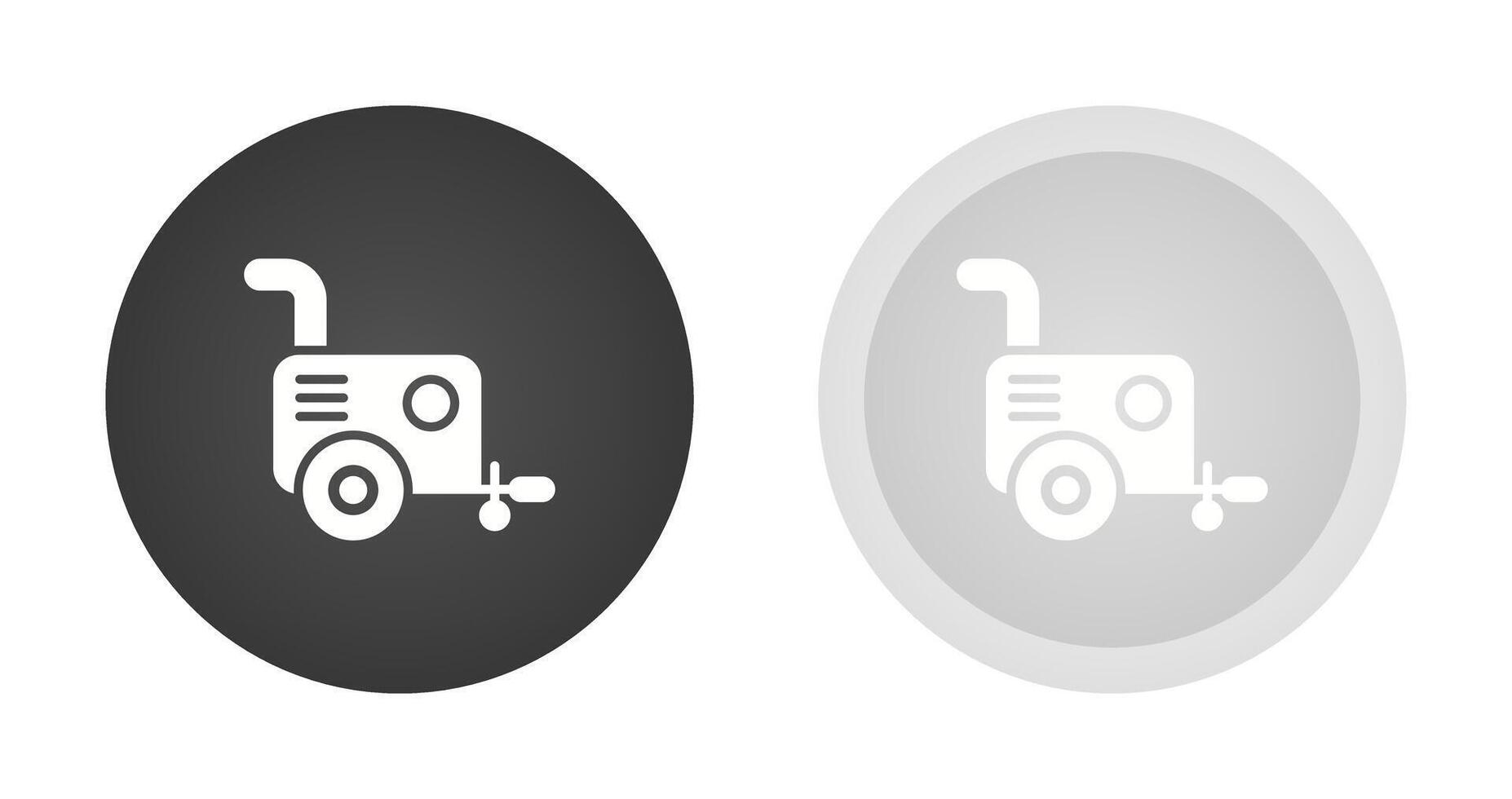 Portable air compressor Vector Icon