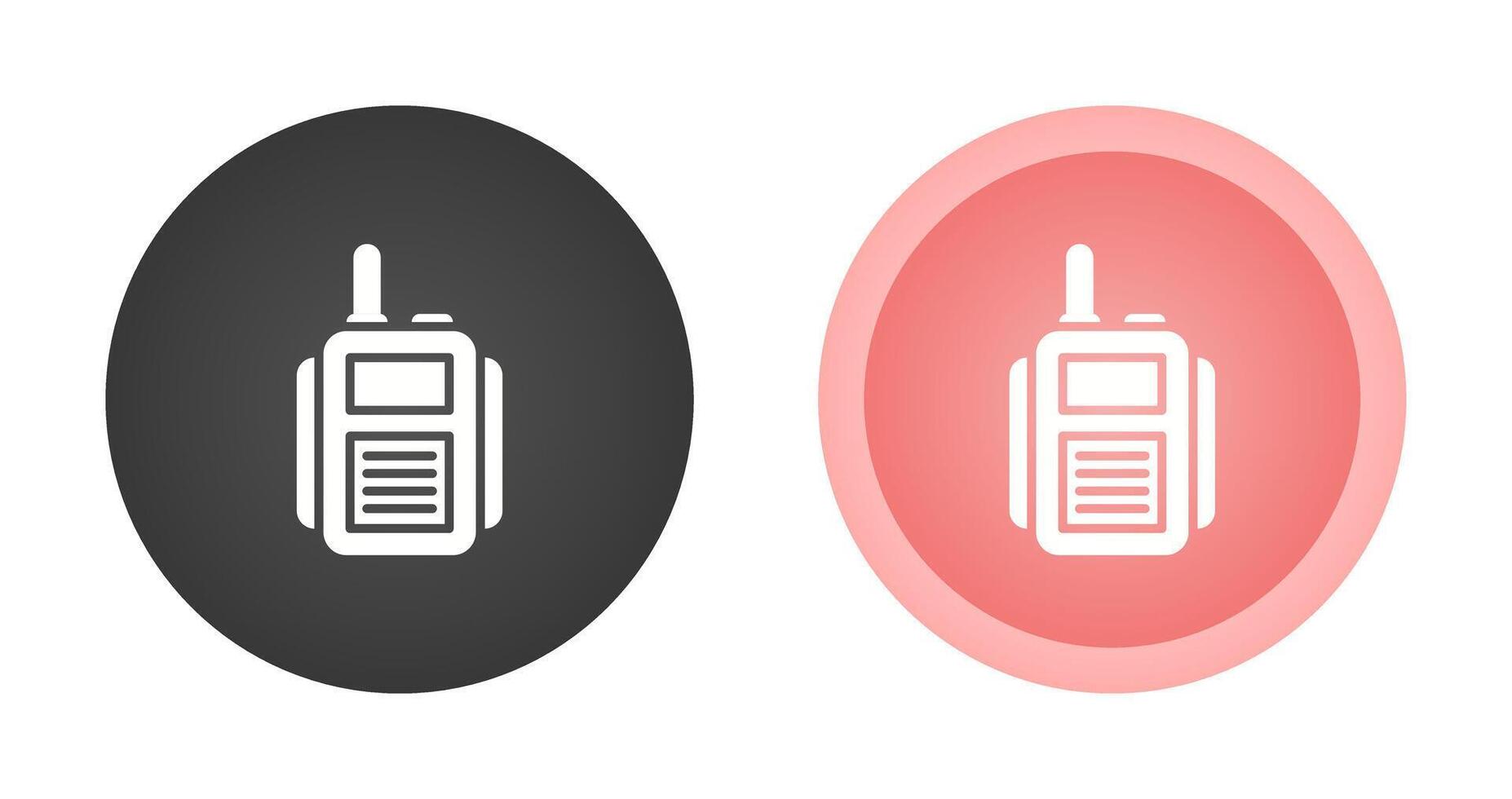 Hand crank radio Vector Icon