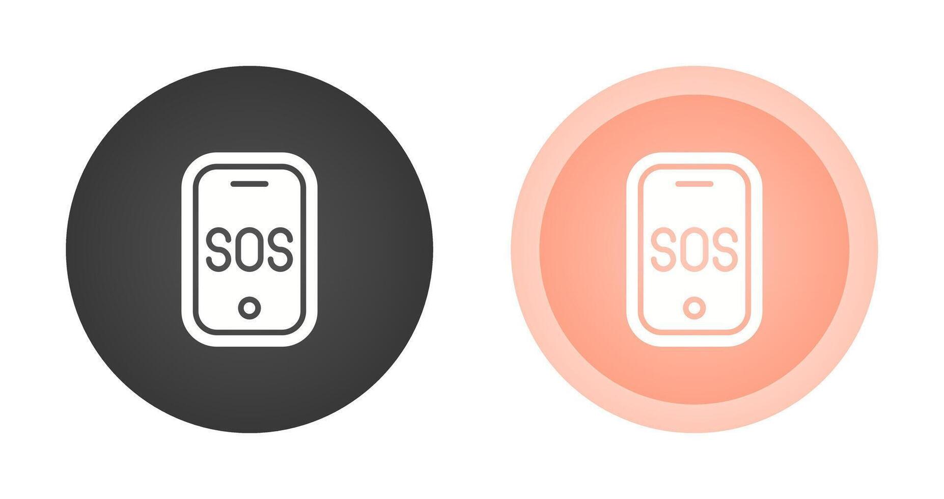 Emergency phone Vector Icon