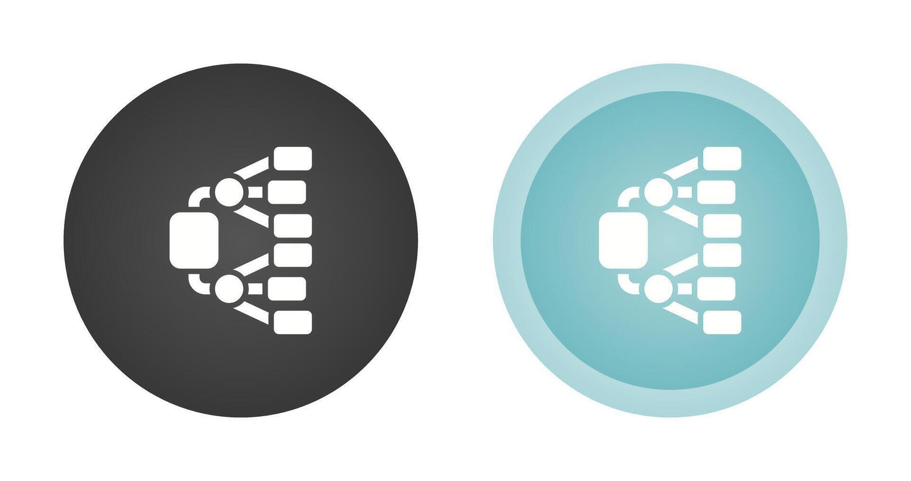 Network Diagram Vector Icon