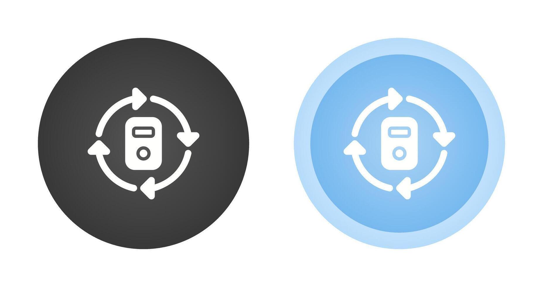 Data Center Cooling Vector Icon