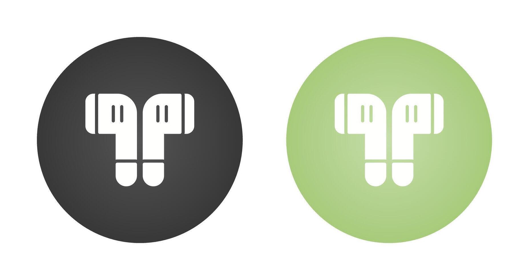 Wireless Earphones Vector Icon