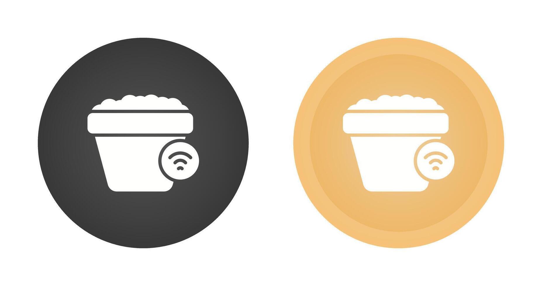 Smart Plant Pot Vector Icon