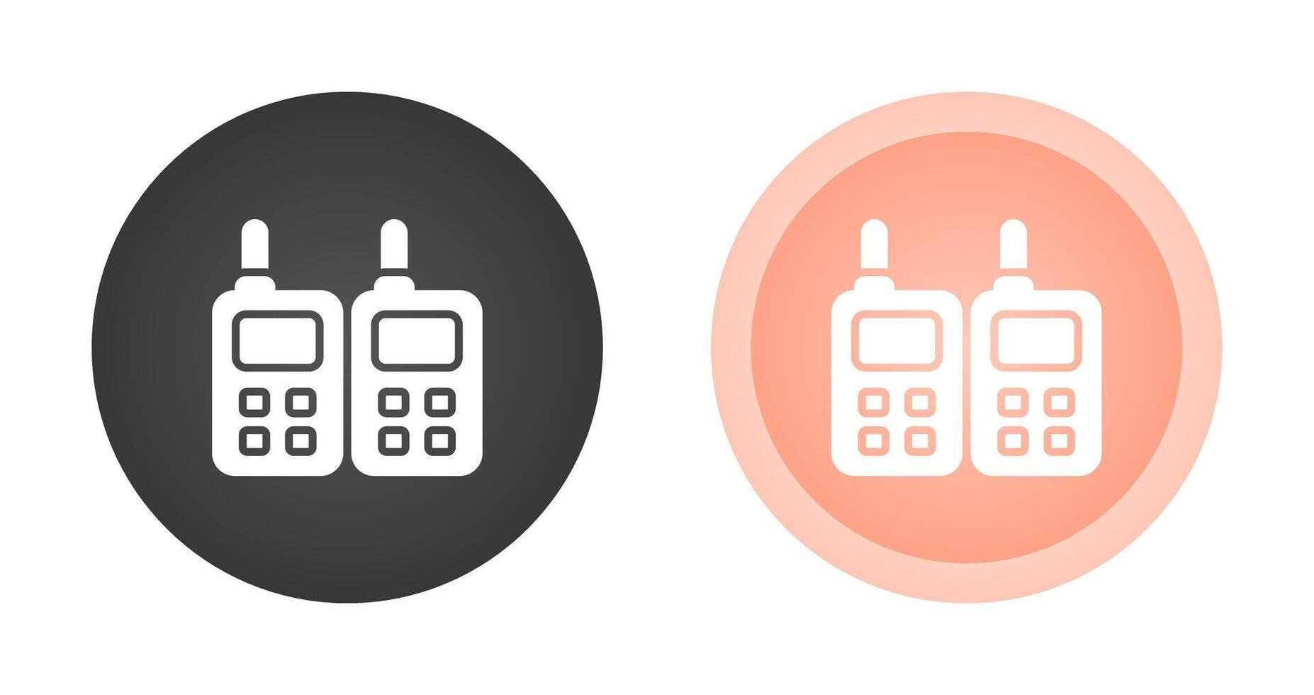 Two way Radio Vector Icon