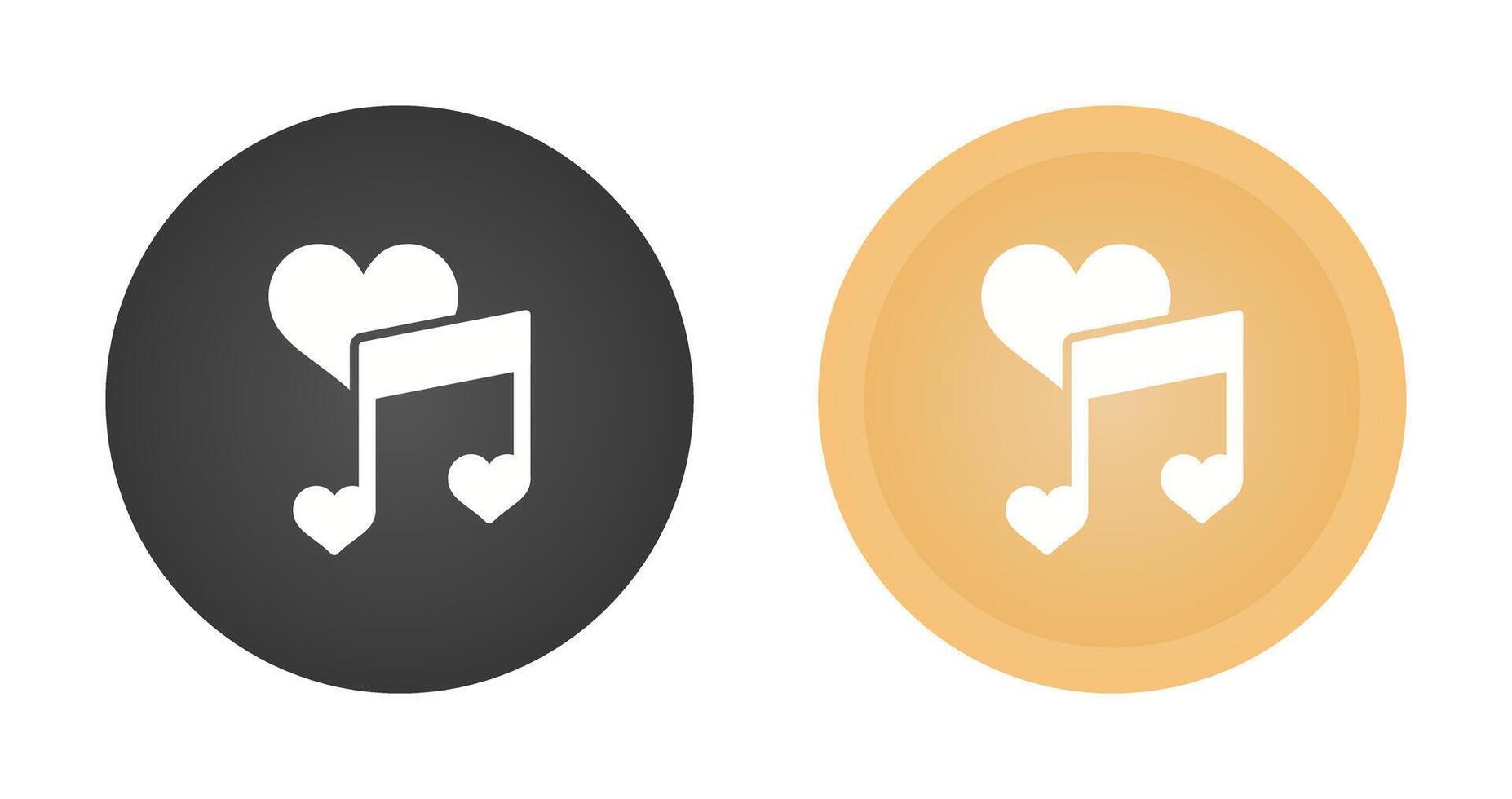 Love songs Vector Icon