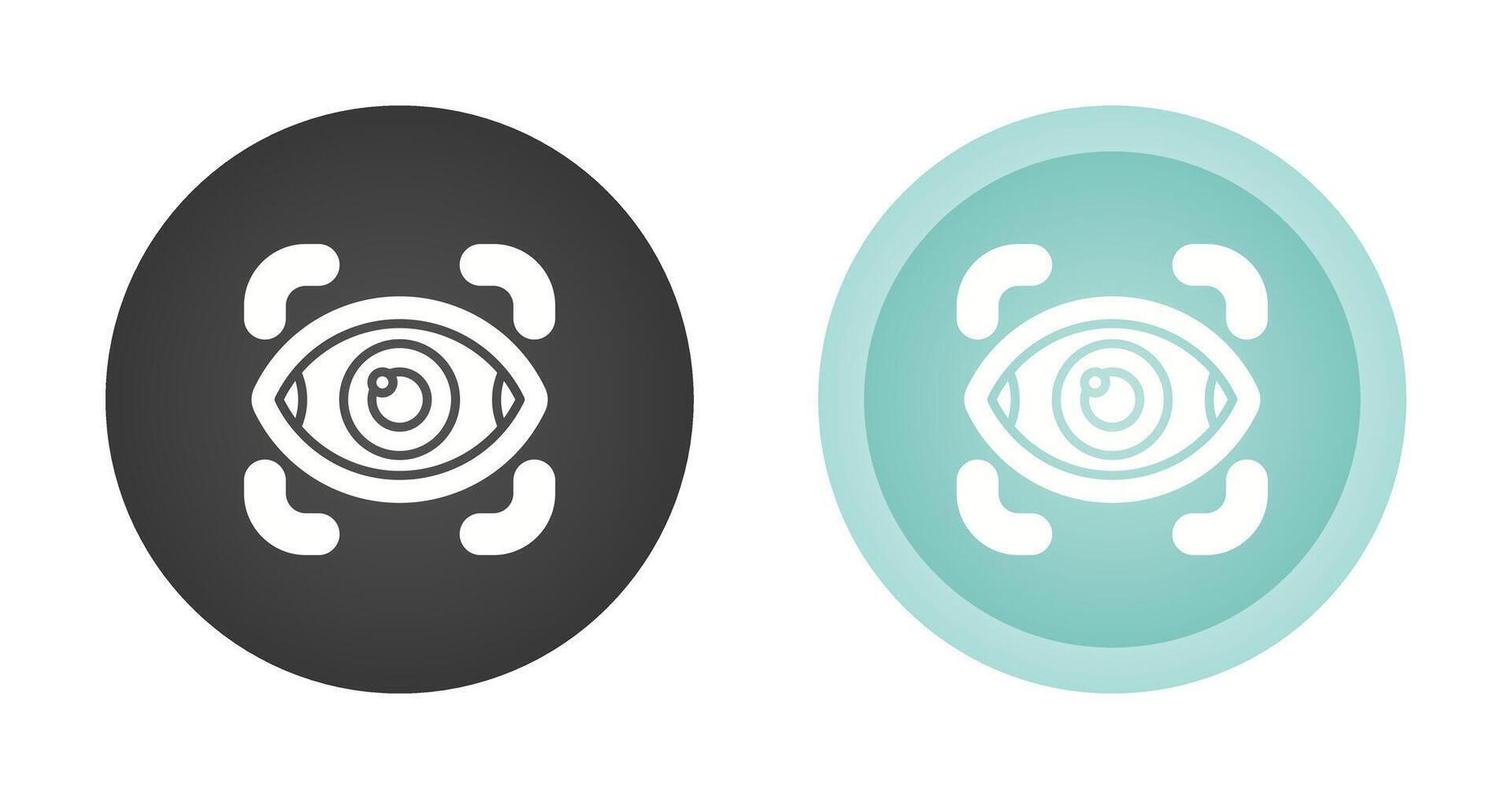 Retinal Scanner Vector Icon
