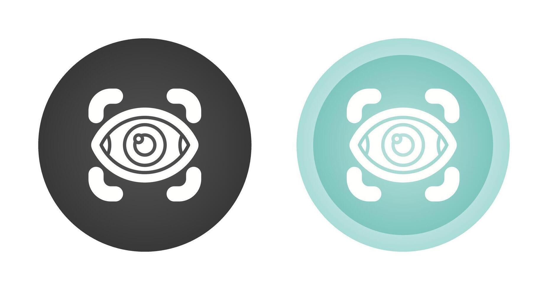 Retinal Scanner Vector Icon