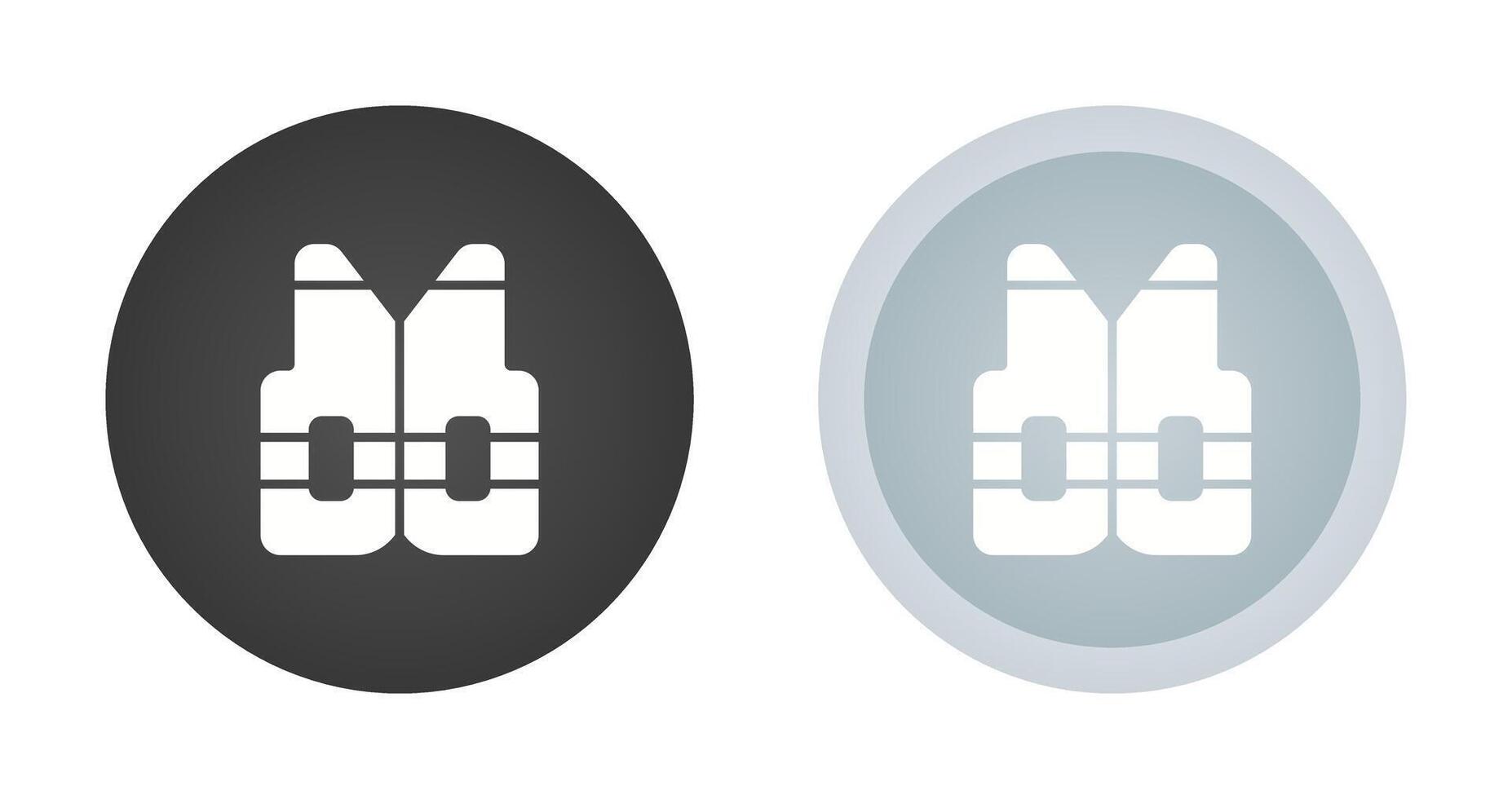Reflective vest Vector Icon